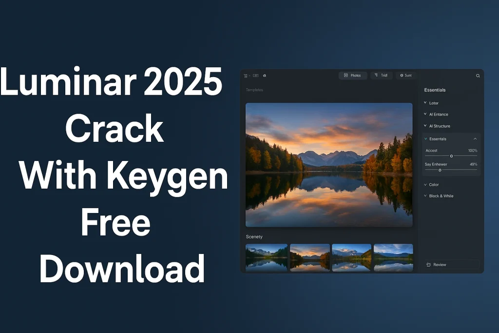Luminar 2025 Crack With Keygen Free Download