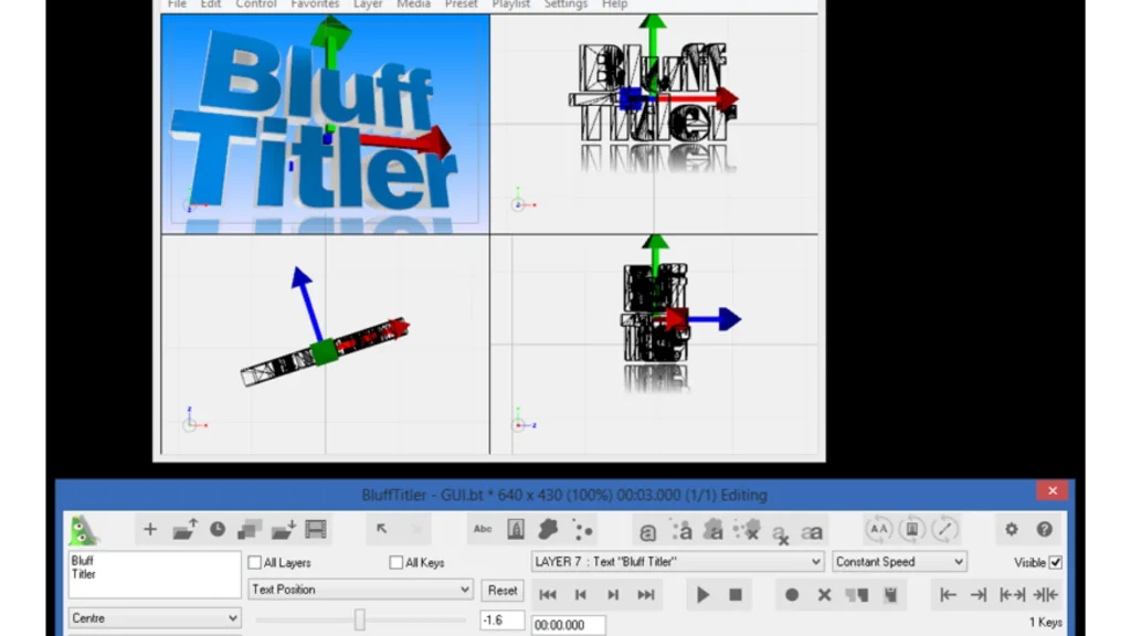 BluffTitler Ultimate 16.7.0.4 Download | Best 3D Title Animation Software
