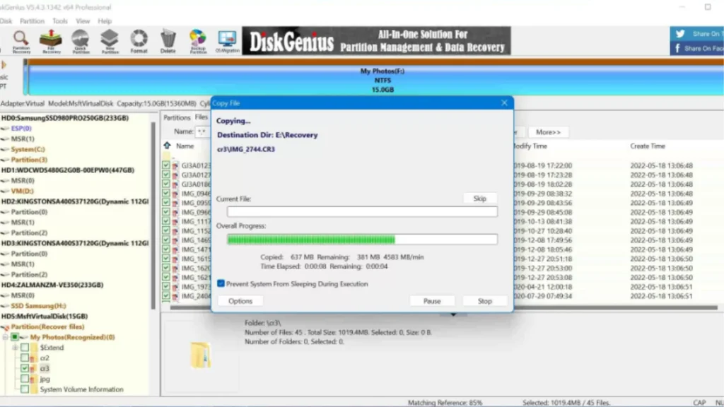 DiskGenius Professional  5.6.0.1565 Crack: Comprehensive Data Recovery & Disk Management Tool