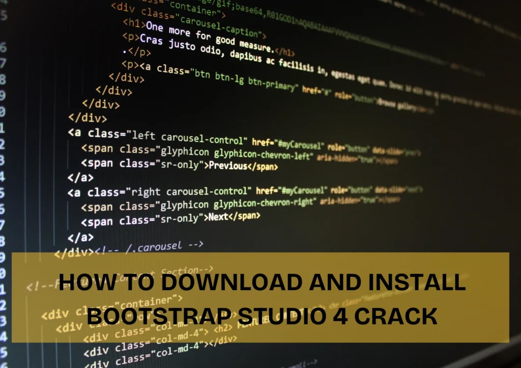 How to Download and Install Bootstrap Studio 4 Crack